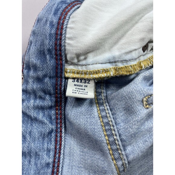 Tommy Bahama Mens Relaxed Fit Jeans Light Wash 34 x 32(Fits34x31) Tencel blend - Picture 11 of 15